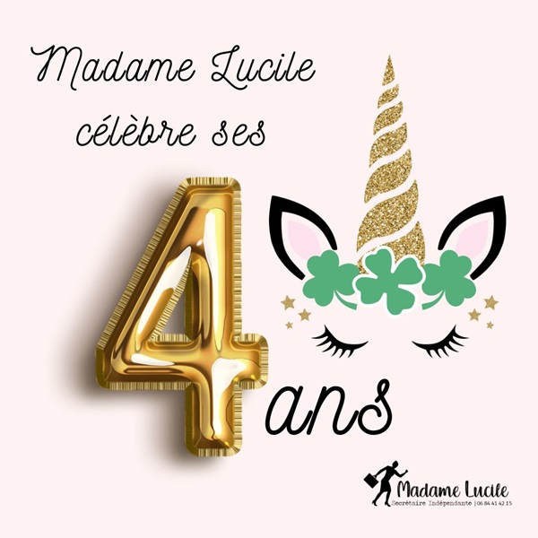 anniversaire micro-entreprise en vendée, assistante administrative en vendée madame lucile